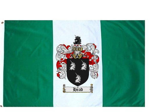 Head family crest coat of arms flag