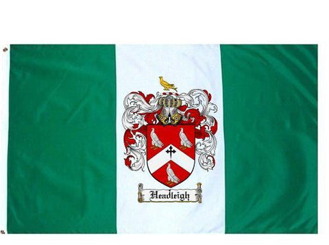 Headleigh family crest coat of arms flag
