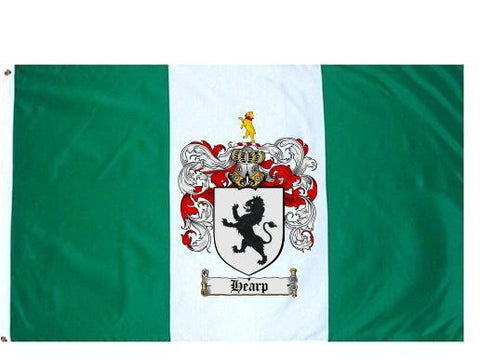 Hearp family crest coat of arms flag