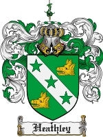 Heathley coat of arms family crest download