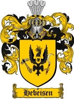 Hebeisen coat of arms family crest download