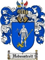 Hebenstreit coat of arms family crest download