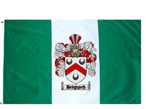 Hedgepeth family crest coat of arms flag