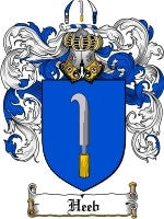 Heeb coat of arms family crest download