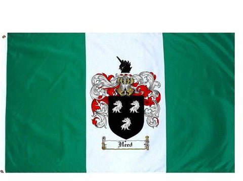 Heed family crest coat of arms flag