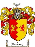 Hegeany coat of arms family crest download