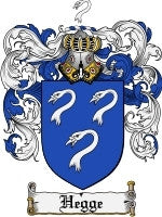 Hegge coat of arms family crest download