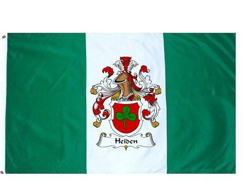 Heiden family crest coat of arms flag