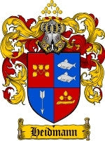 Heidmann coat of arms family crest download