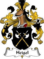 Heigel coat of arms family crest download