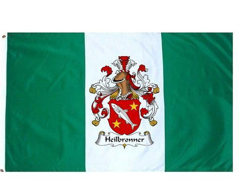 Heilbronner family crest coat of arms flag