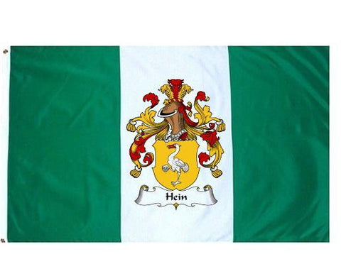 Hein family crest coat of arms flag