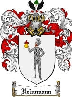 Heinemann family crest coat of arms emailed to you within 24 hours ...