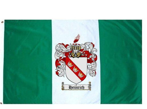 Heinrich family crest coat of arms flag