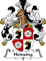Heinsing coat of arms family crest download