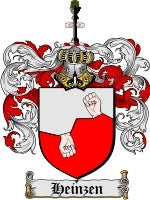 Heinzen coat of arms family crest download