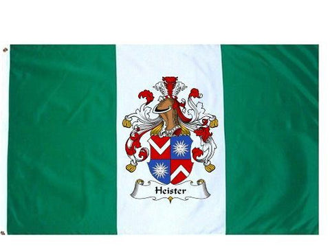 Heister family crest coat of arms flag