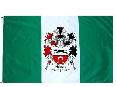 Helden family crest coat of arms flag