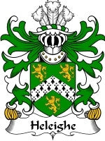 Heleighe coat of arms family crest download