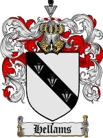 Hellams coat of arms family crest download