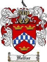 Helliar coat of arms family crest download