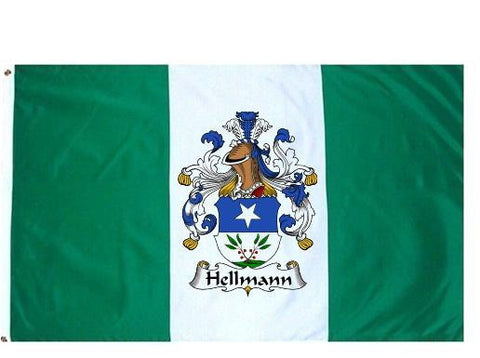 Hellmann family crest coat of arms flag