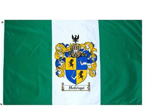 Hellriegel family crest coat of arms flag