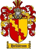 Hellstrom coat of arms family crest download