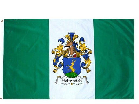 Helmreich family crest coat of arms flag