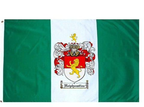 Helphenstine family crest coat of arms flag