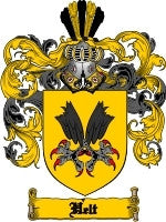 Helt family crest coat of arms emailed to you within 24 hours – Family ...