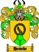 Hemeke coat of arms family crest download