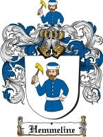 Hemmeline coat of arms family crest download