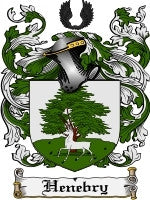 Henebry coat of arms family crest download