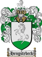 Hengstebeck coat of arms family crest download