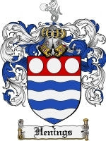 Henings coat of arms family crest download