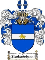 Henkenjohann coat of arms family crest download