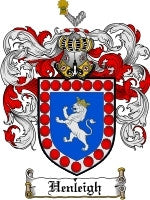 Henleigh coat of arms family crest download