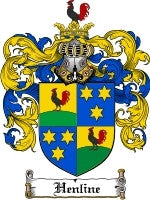Henline coat of arms family crest download