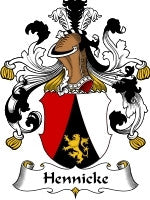 Hennicke coat of arms family crest download