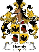 Hennig coat of arms family crest download