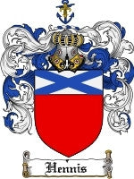 Hennis coat of arms family crest download