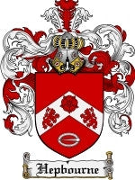 Hepbourne coat of arms family crest download