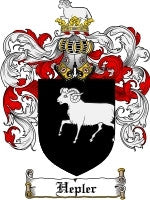 Hepler coat of arms family crest download