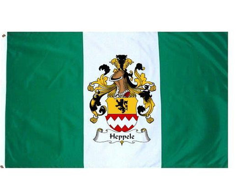 Heppele family crest coat of arms flag