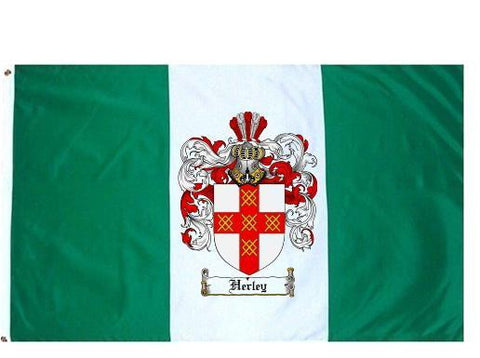 Herley family crest coat of arms flag