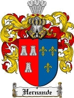 Hernande coat of arms family crest download