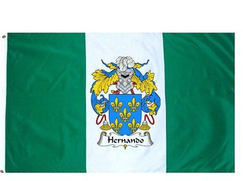 Hernando family crest coat of arms flag