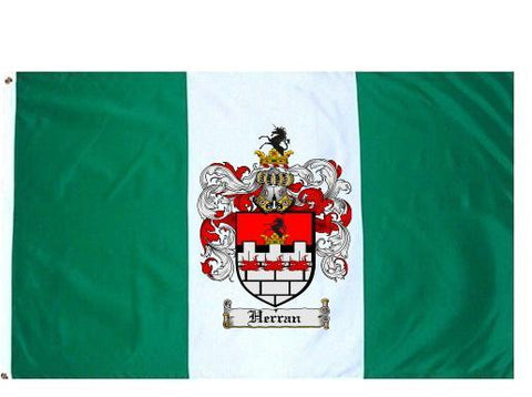 Herran family crest coat of arms flag