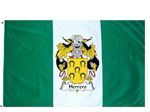Herrero family crest coat of arms flag